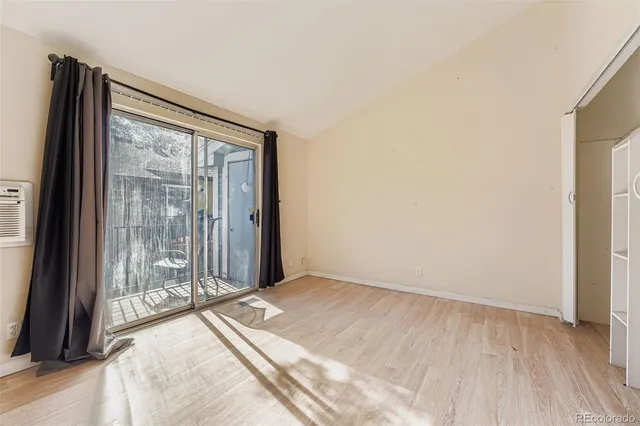 a view of an empty room