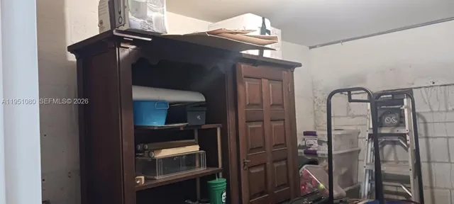 a view of cabinet and window