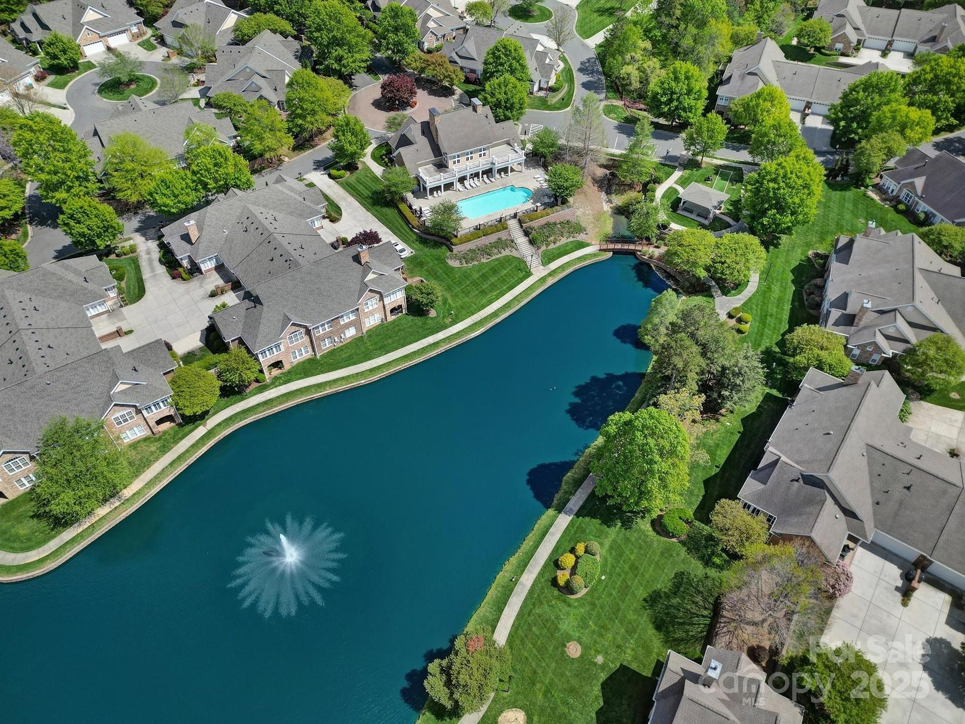2959 Bellasera Way Matthews, NC 28105 - Photo 29 of 30 an aerial view of a house with a yard