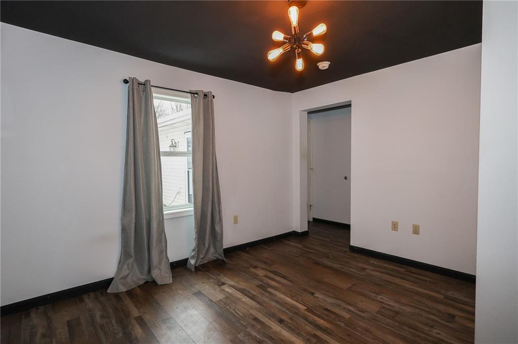 125 Church Road Slippery Rock, PA 16057 - Photo 15 of 38 the black ceiling adds a touch of elegance to the room!