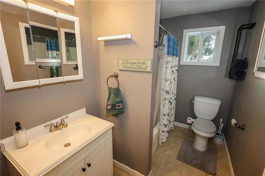 125 Church Road Slippery Rock, PA 16057 - Photo 19 of 35 a bathroom with a sink toilet and shower