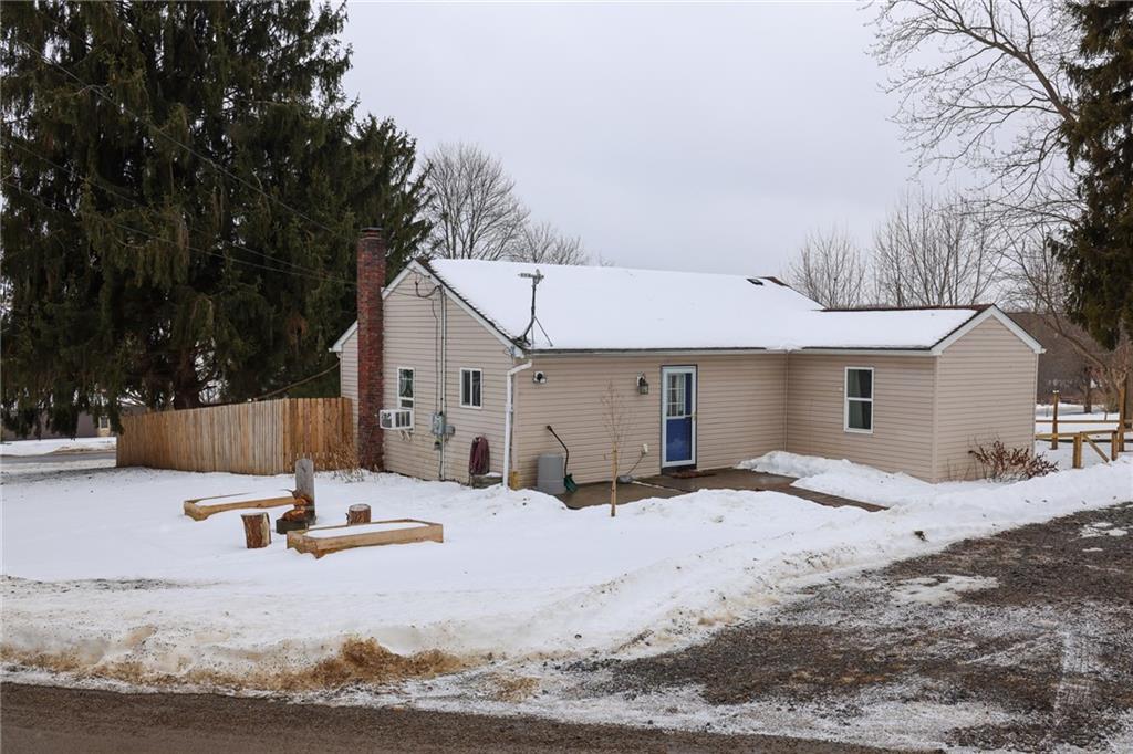 125 Church Road Slippery Rock, PA 16057 - Photo 31 of 38 Underneath all that snow is a concrete patio for the fire pit in warmer months!