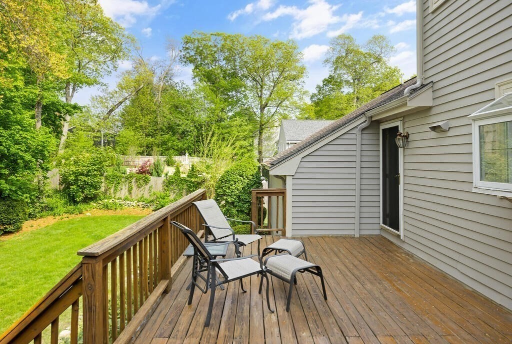 67 Sherburne Road South Lexington, MA 02421 - Photo 22 of 29 a view of deck with furniture