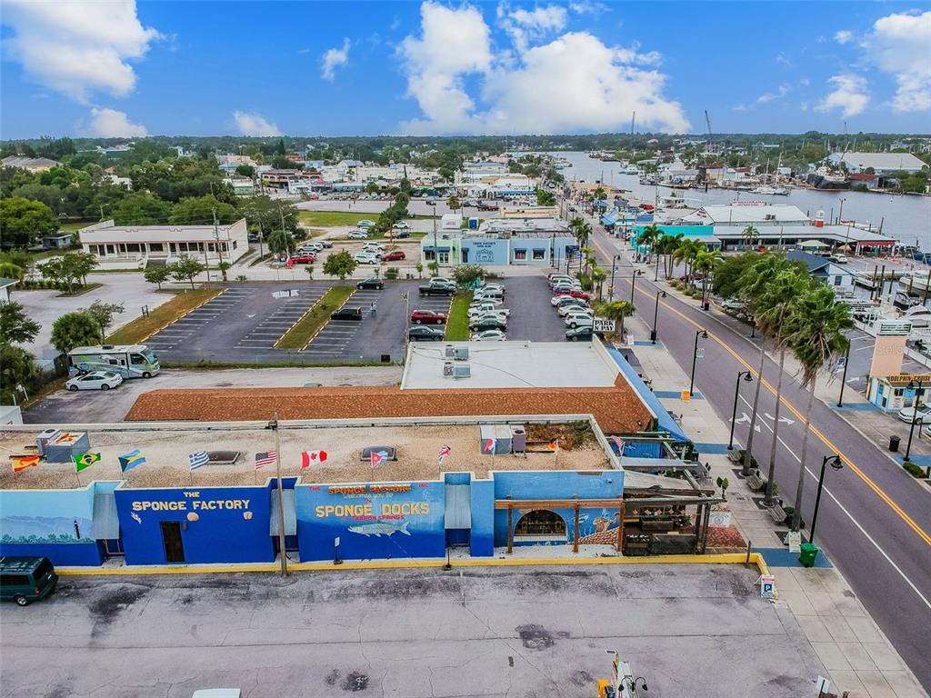 727 Locust Street Tarpon Springs, FL 34689 - Photo 45 of 47 an aerial view of a building with swimming pool