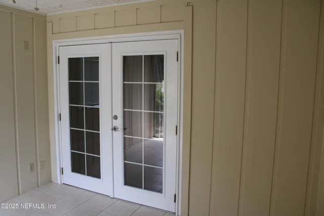 a view of front door