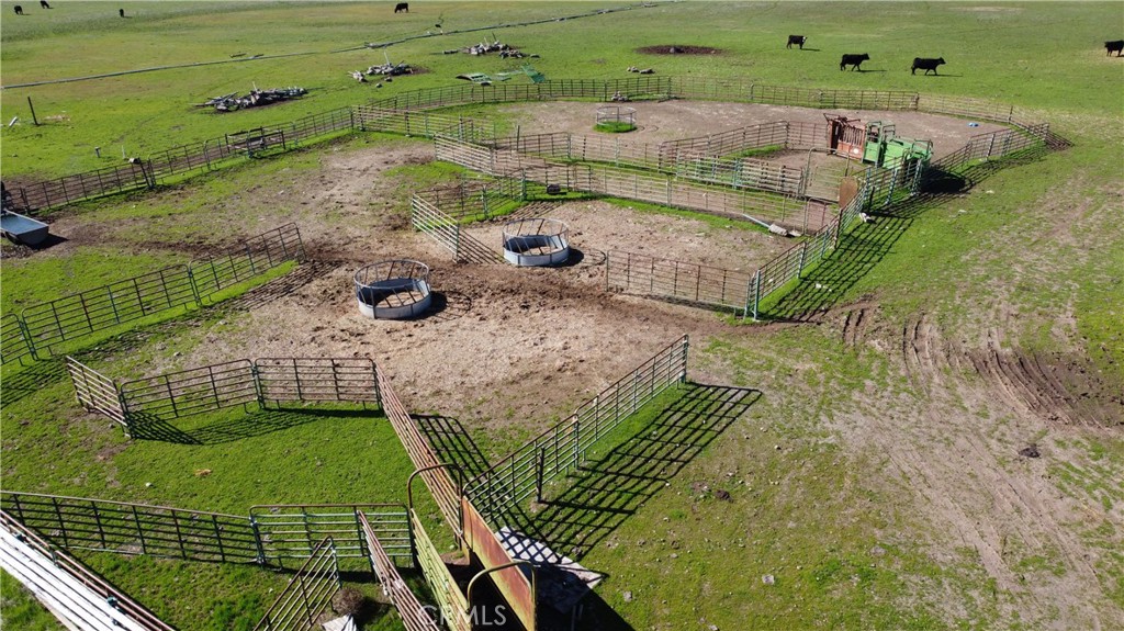 a view of yard with swimming pool