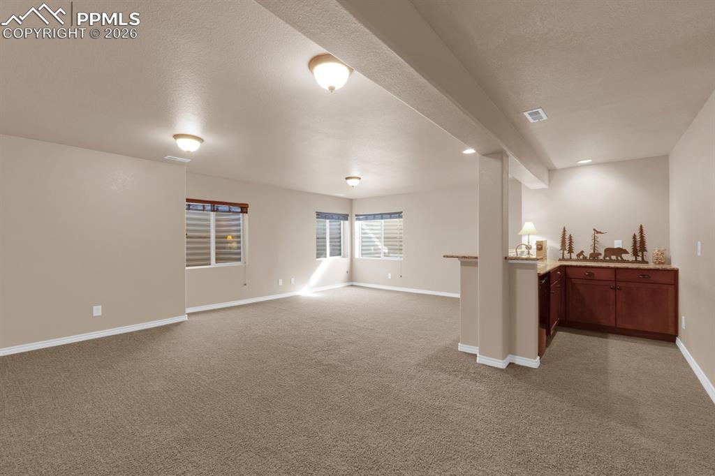 7636 Wichita Ridge Point Colorado Springs, CO 80923 - Photo 22 of 33 Family room with wet bar