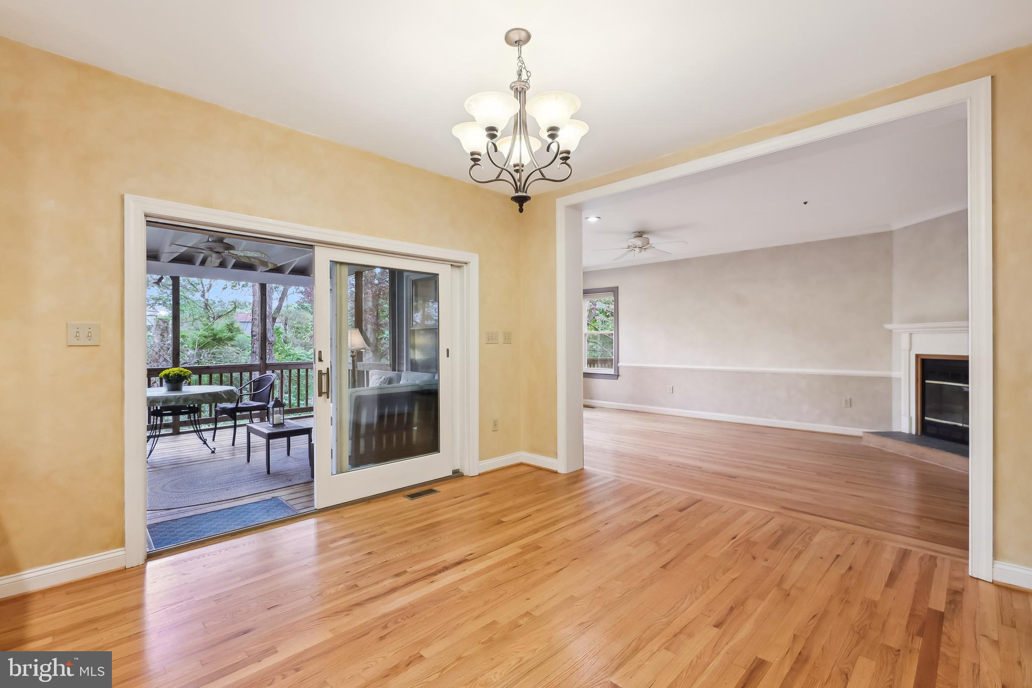 11906 Progress Lane Bowie, MD 20721 - Photo 12 of 107 Breakfast Area With Sliding Door To Screened Porch