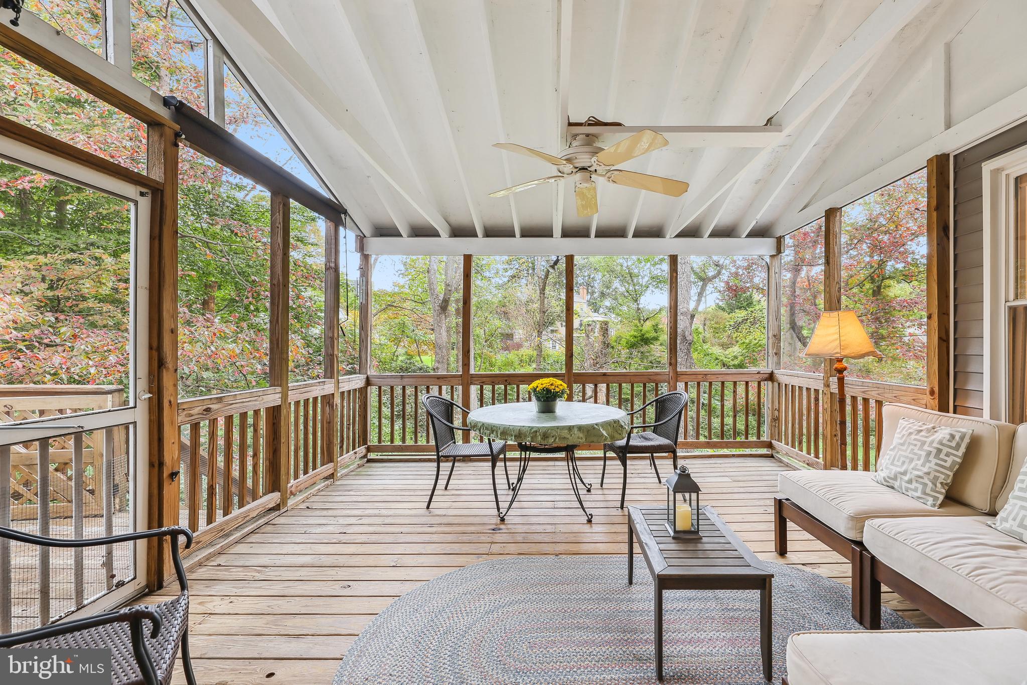 11906 Progress Lane Bowie, MD 20721 - Photo 31 of 107 Large Screened Porch With Ceiling Fan