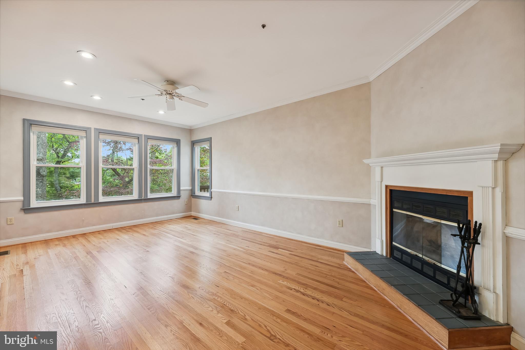 11906 Progress Lane Bowie, MD 20721 - Photo 8 of 107 Family Room With Wood Burning Fireplace