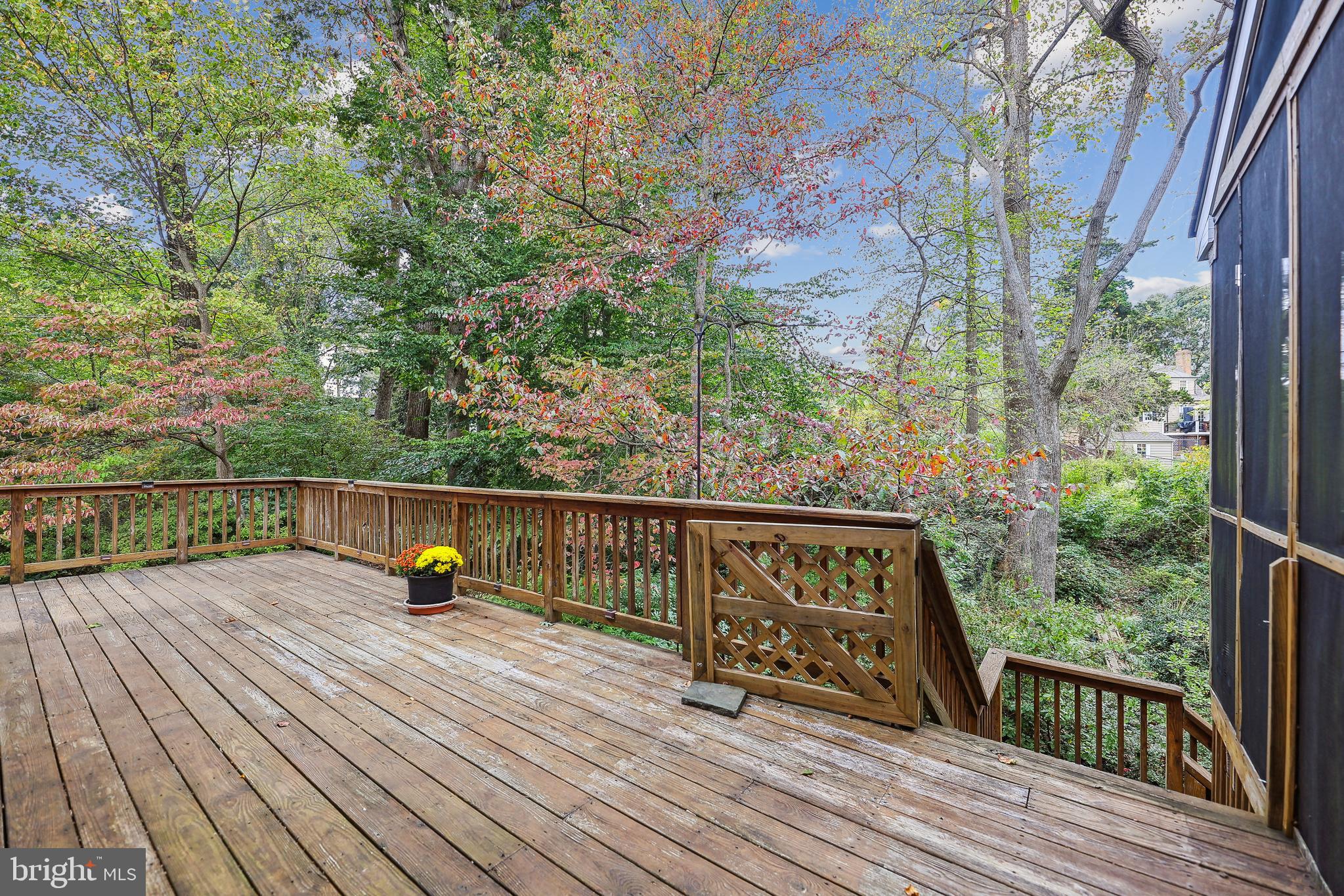 11906 Progress Lane Bowie, MD 20721 - Photo 82 of 107 Large Wood Deck Overlooks Pond
