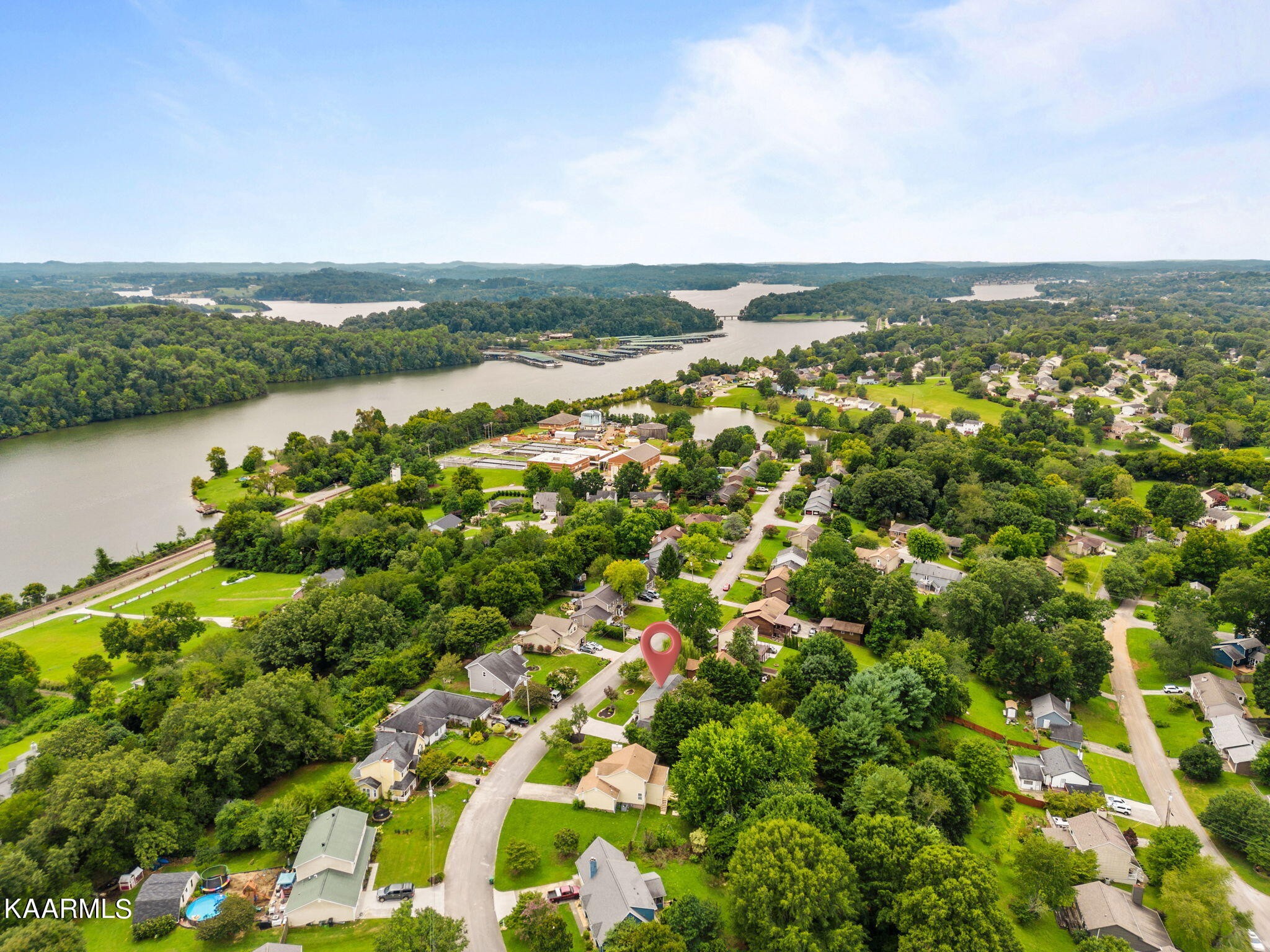 931 Pintail Road Knoxville, TN 37934 - Photo 3 of 51 an aerial view of residential building and lake