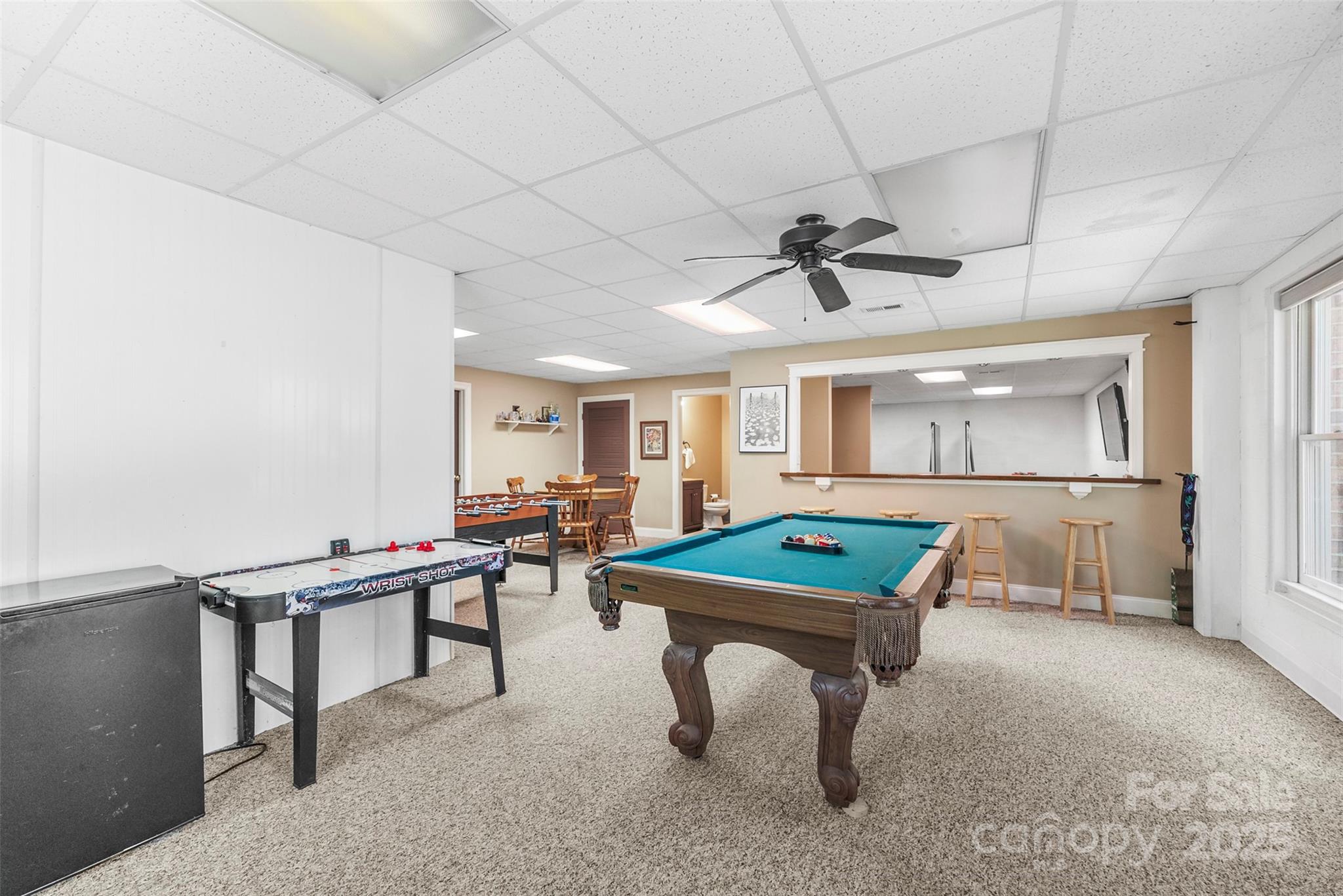 104 Tallwood Drive Shelby, NC 28152 - Photo 29 of 41 a room with furniture pool table and ceiling fan