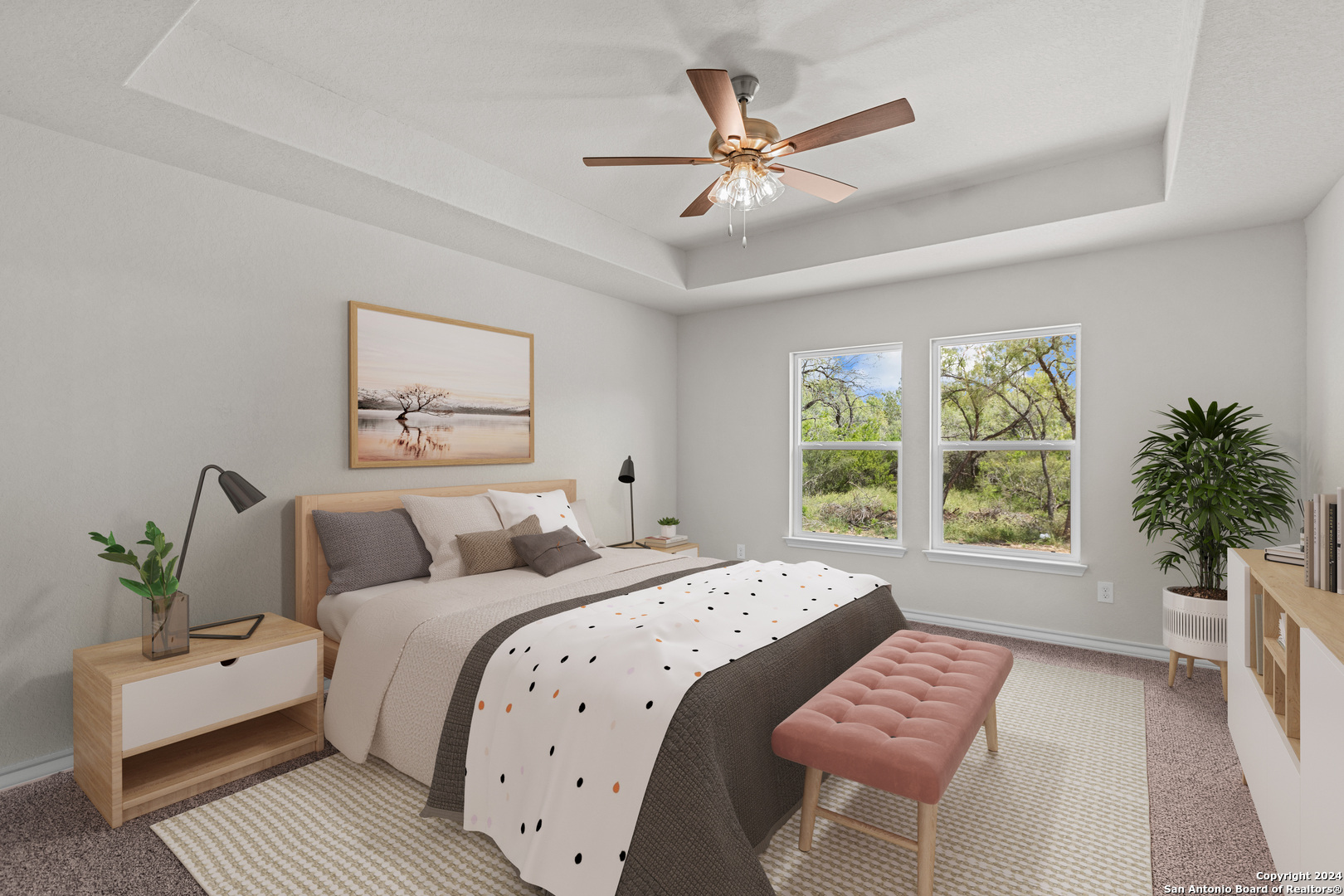 117 Sylas Hayes Loop Pleasanton, TX 78064 - Photo 26 of 38 a bedroom with a large bed and a window