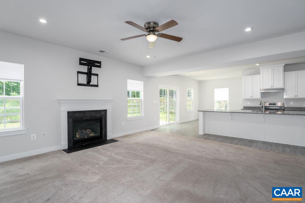 117 Island Hill Road Palmyra, VA 22963 - Photo 10 of 34 a view of an empty room with a fireplace