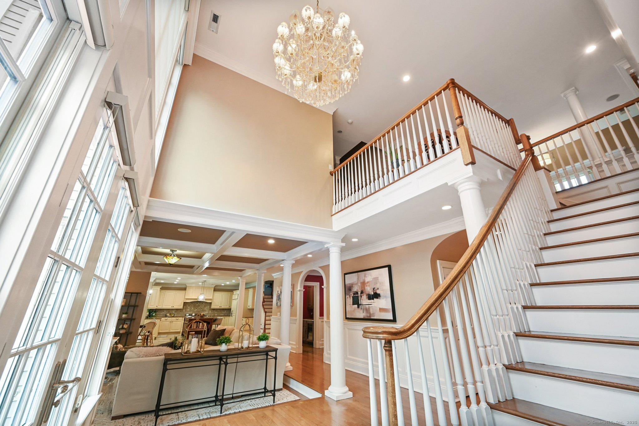 87 Buckingham Ridge Road Wilton, CT 06897 - Photo 25 of 39 a view of entryway and hall with wooden floor