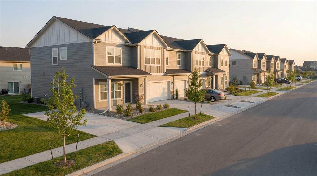 700 South Deer Park Road Decatur, TX 76234 - Photo 26 of 40 Craftsman house featuring a residential view, board and batten siding, driveway, a garage, and a yard
