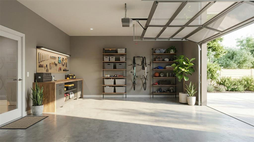 700 South Deer Park Road Decatur, TX 76234 - Photo 38 of 40 Garage featuring baseboards and a garage door opener