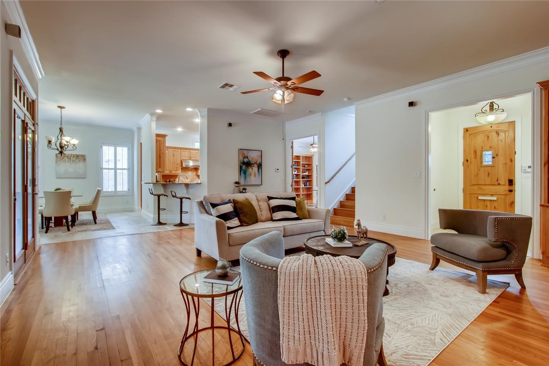 2710 Carlton Road Austin, TX 78703 - Photo 1 of 1 Open floorplan and high ceilings set this home apart from low-ceilings and choppy plans typical for 1960's Tarrytown homes.