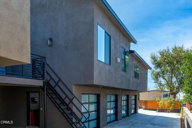 a backyard of a house