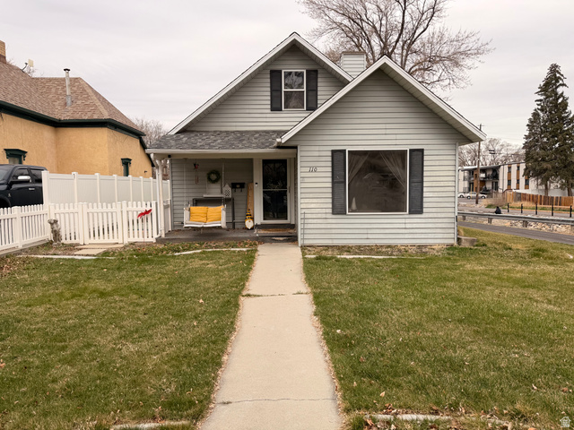 110 South 200 East Springville, UT 84663 - Photo 18 of 23 Bungalow-style home featuring covered porch and a chimney