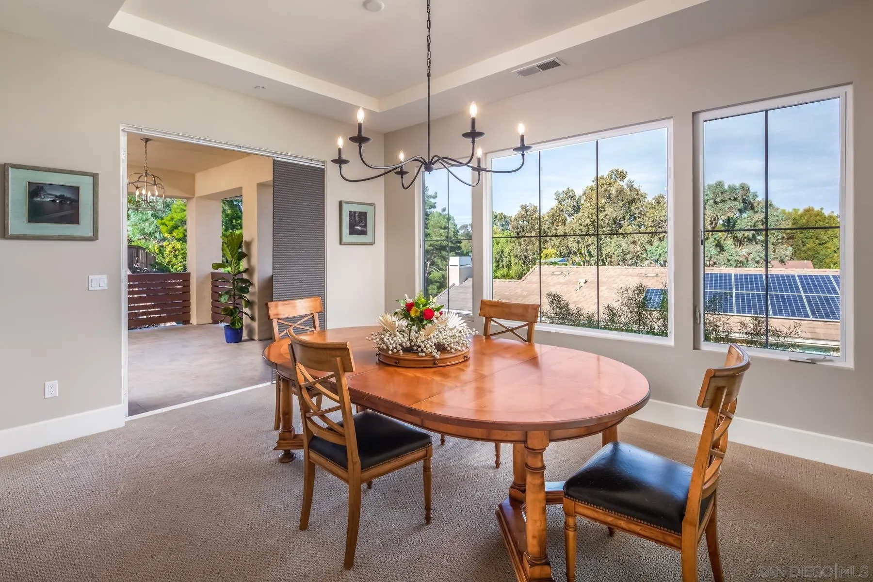 1815 Oak Avenue Carlsbad, CA 92008 - Photo 20 of 46 a view of a dining room with furniture window and outside view