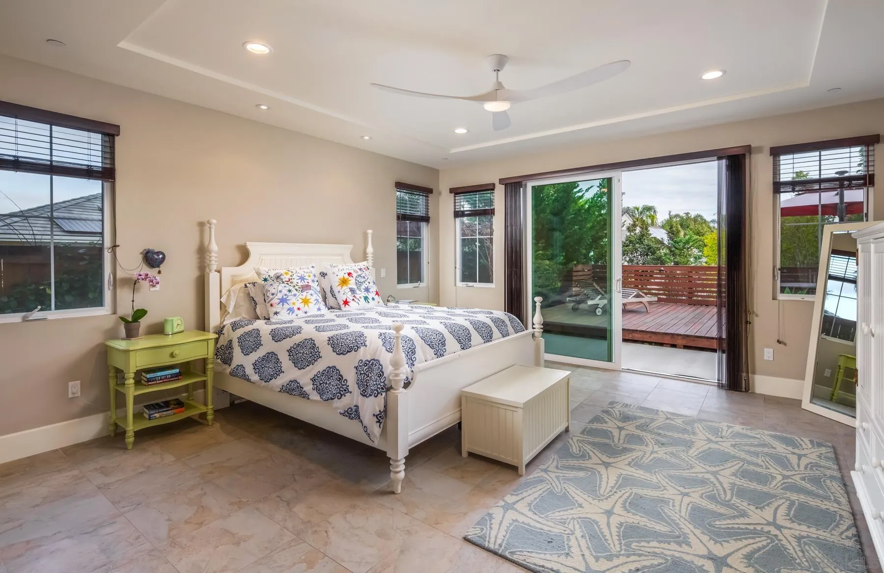 1815 Oak Avenue Carlsbad, CA 92008 - Photo 23 of 46 a bedroom with a bed and large window