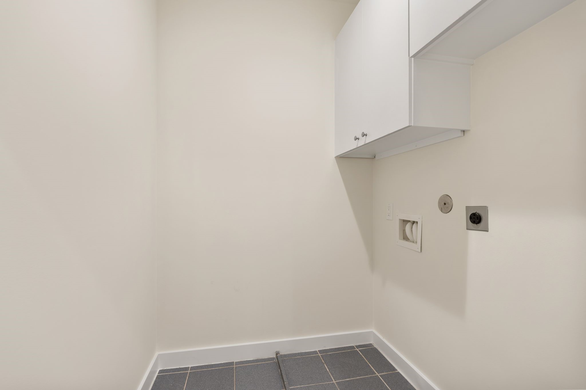 3847 Durness Way Houston, TX 77025 - Photo 38 of 48 The utility room is located upstairs between the flex space and secondary bedrooms.