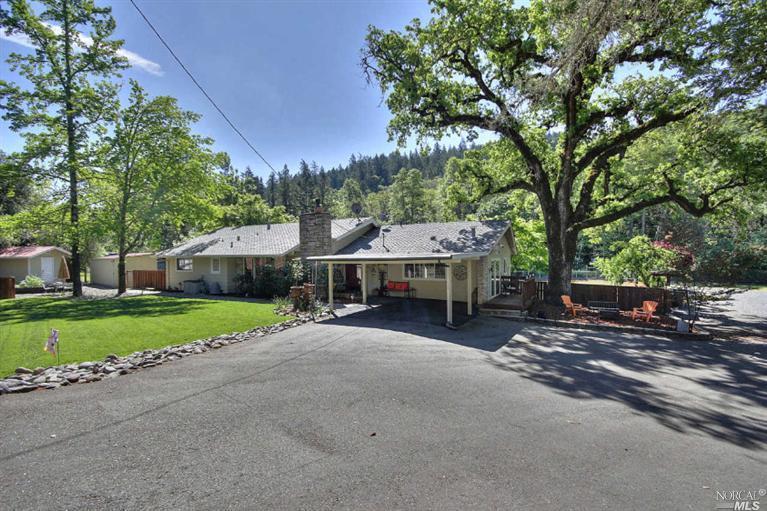 2700 Porter Creek Road Santa Rosa, CA 95404 - Photo 1 of 1 a view of a house with a yard and tree s