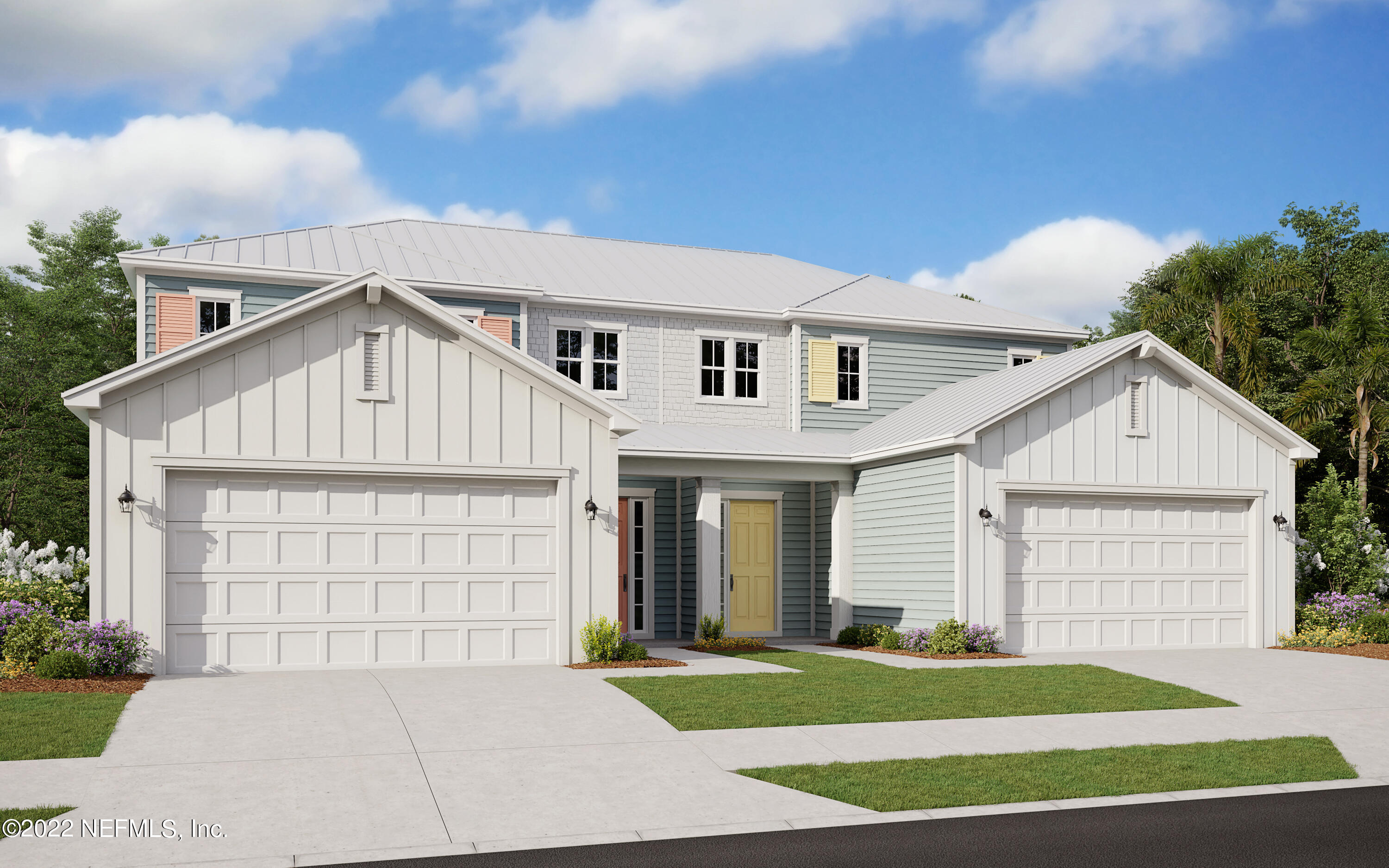 643 Rum Runner Way St. Johns, FL 32259 - Photo 1 of 33 a view of a white house next to a yard and garage