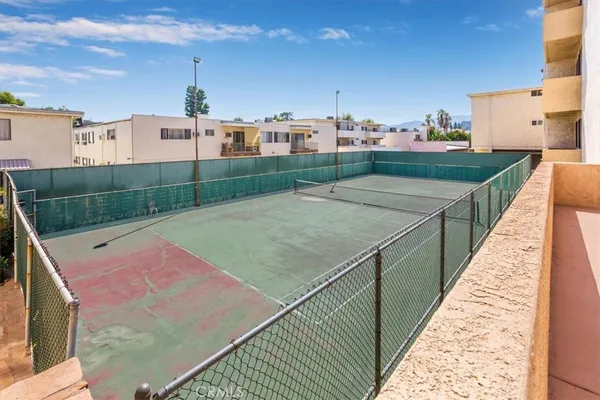 a view of a tennis court