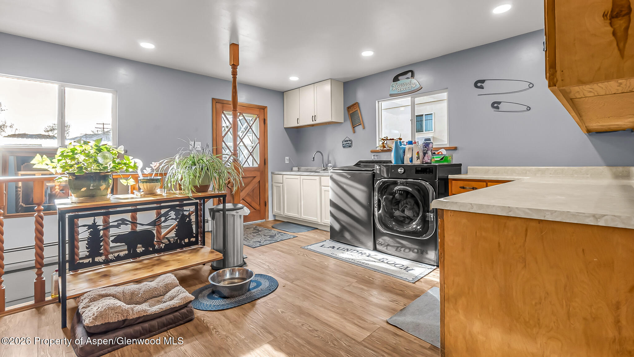 134 4th Street Meeker, CO 81641 - Photo 19 of 47 a kitchen with sink refrigerator and stove