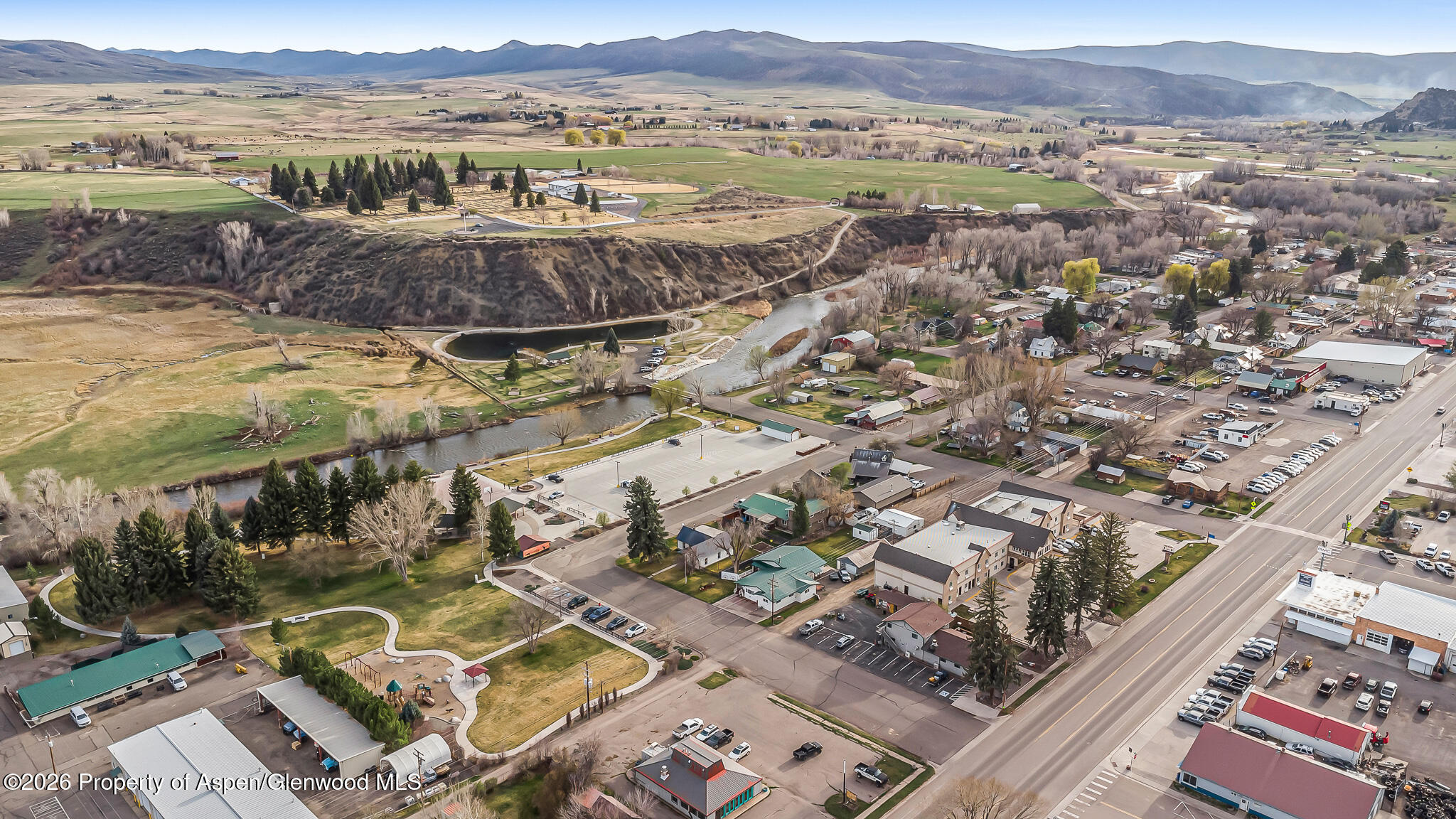 134 4th Street Meeker, CO 81641 - Photo 43 of 47 an aerial view of residential house with outdoor space