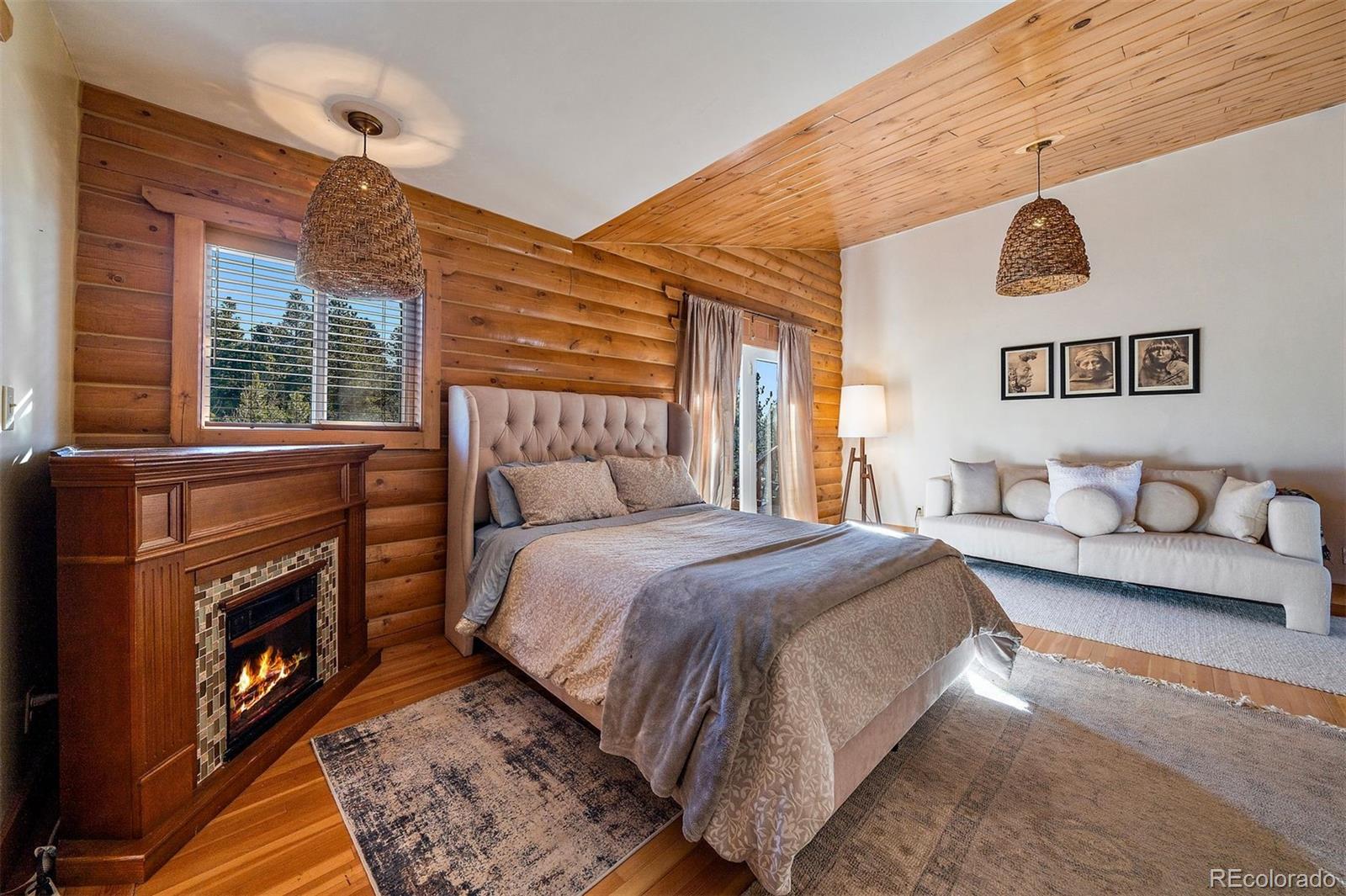 55 Rd P78 Bailey, CO 80421 - Photo 14 of 43 a bedroom with a bed and a couch