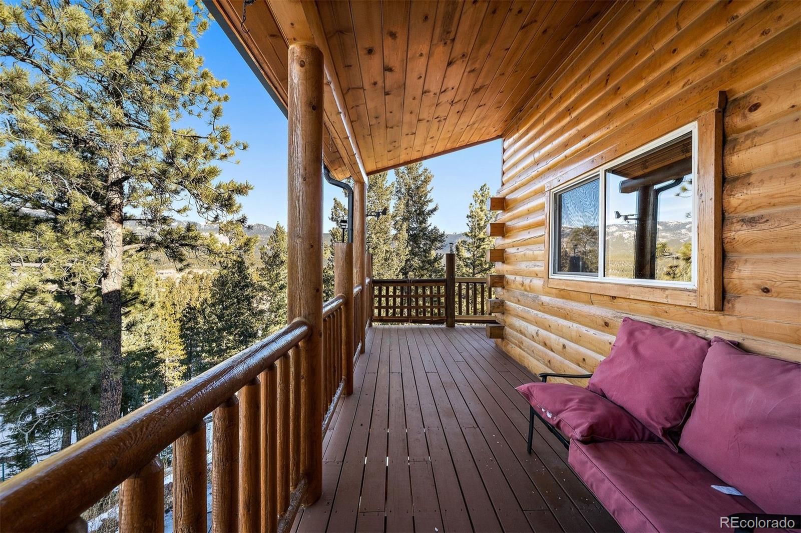 55 Rd P78 Bailey, CO 80421 - Photo 20 of 43 a view of a two chairs in the balcony
