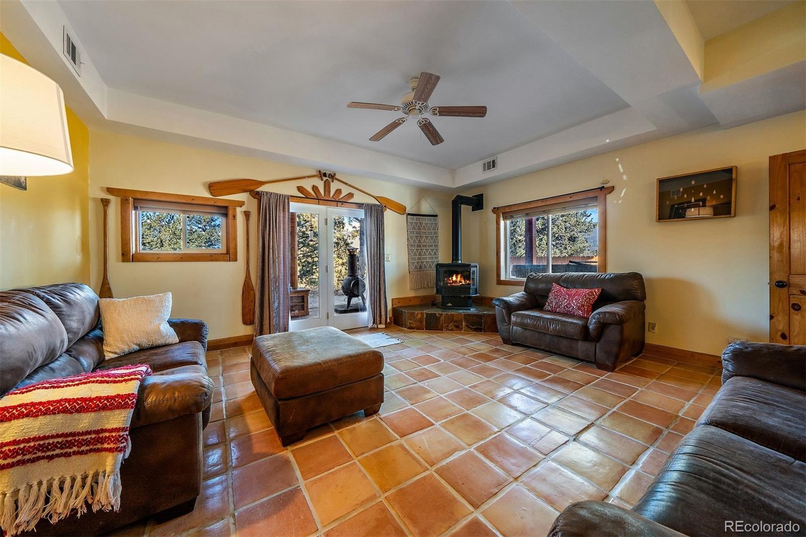 55 Rd P78 Bailey, CO 80421 - Photo 26 of 43 a living room with furniture and a large window