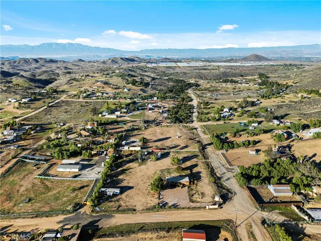 a view of city and mountain