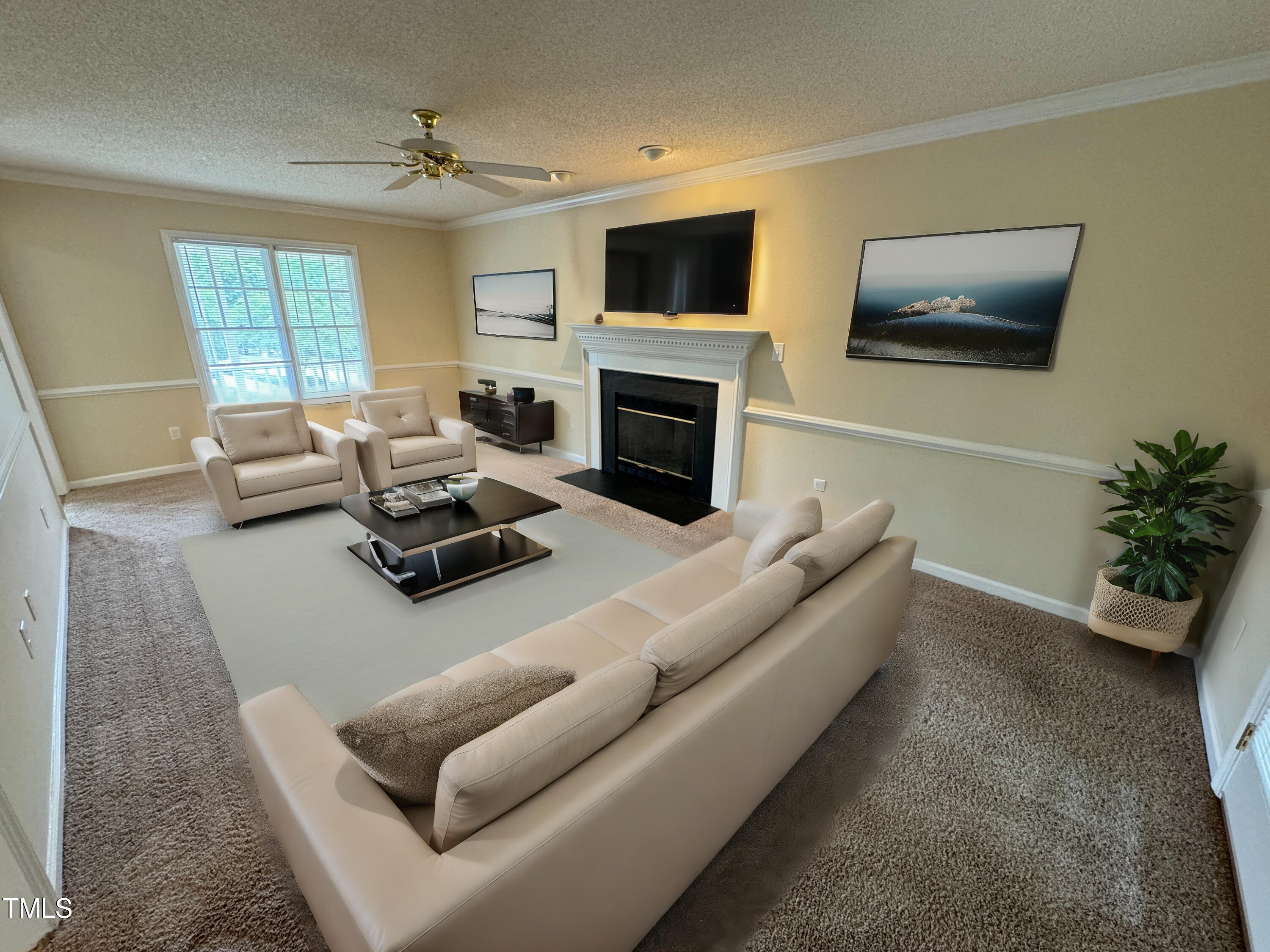 *Virtually Staged* Living Room