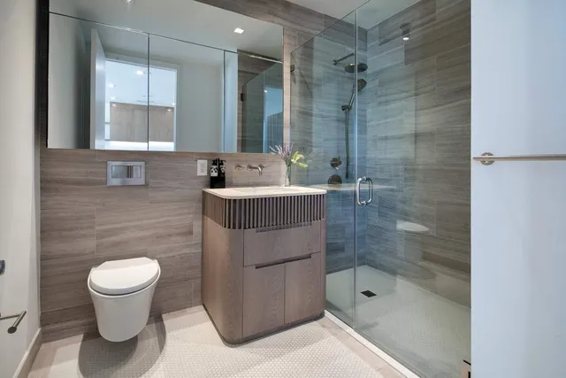 a view of empty room with a window