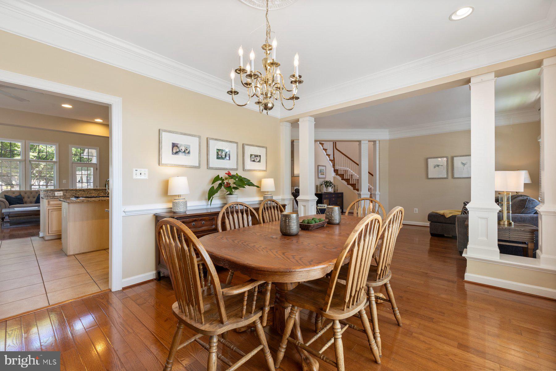 710 Drake Way Annapolis, MD 21401 - Photo 14 of 77 Elegant Dining Room Perfect for Entertaining