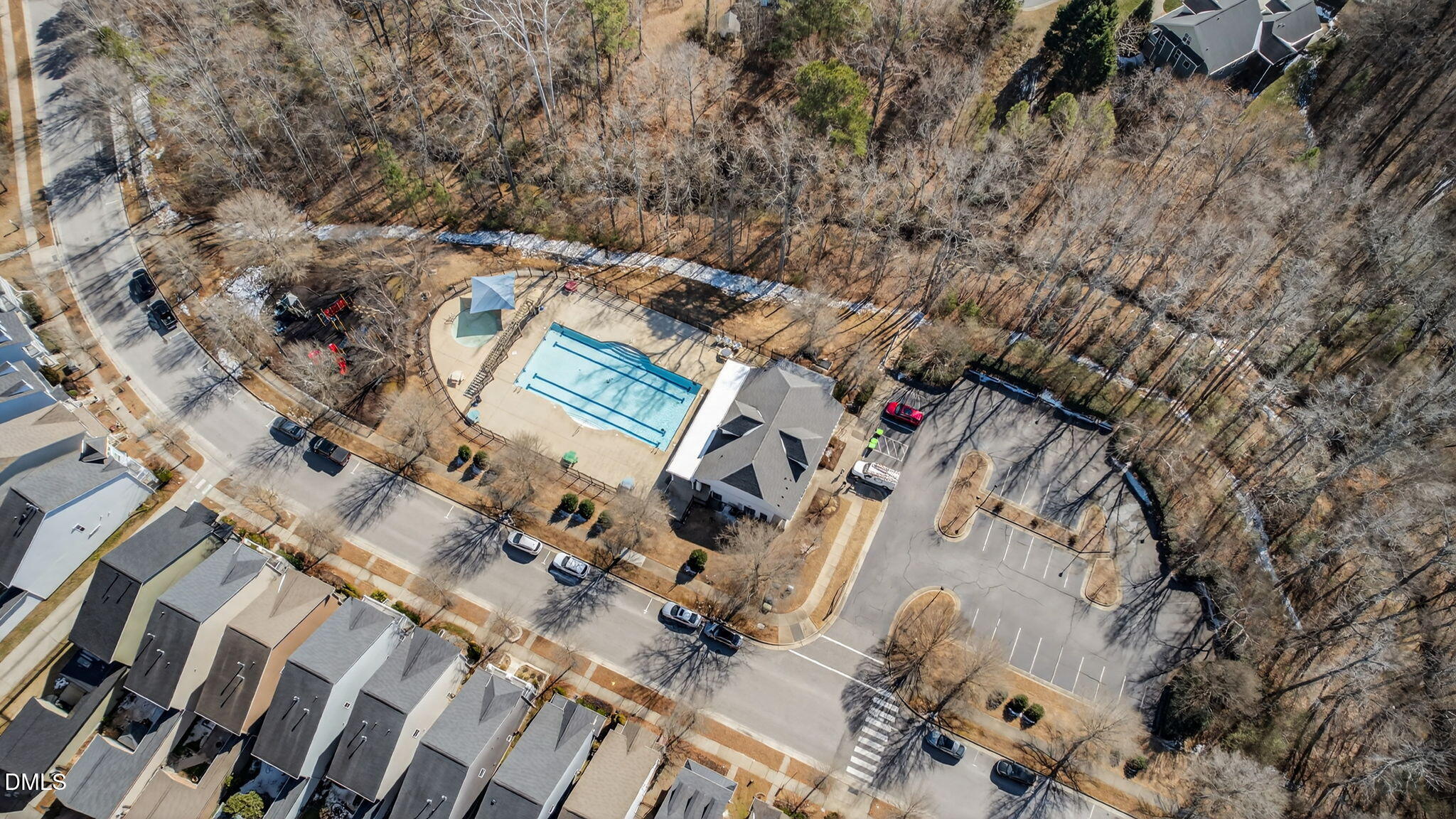 801 Tree Green Lane Wake Forest, NC 27587 - Photo 28 of 28 an aerial view of residential house with outdoor space