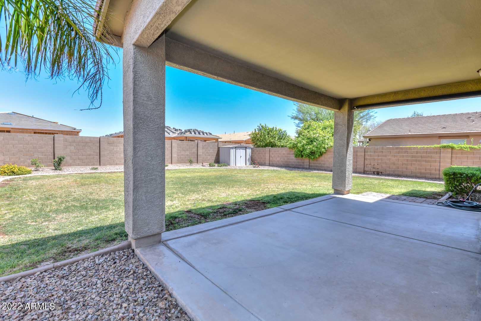 17682 West Red Bird Road Surprise, AZ 85387 - Photo 26 of 42 Covered Patio-Backyard