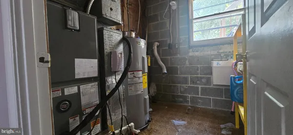 a view of water heater room