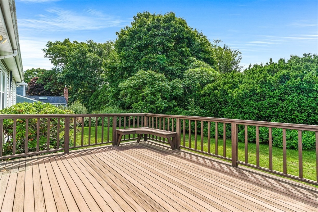 6 Old Colony Road Arlington, MA 02474 - Photo 11 of 15 a view of balcony with wooden floor and fence
