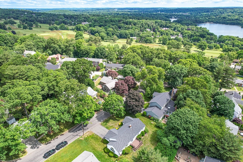 6 Old Colony Road Arlington, MA 02474 - Photo 14 of 15 an aerial view of residential houses with outdoor space and trees