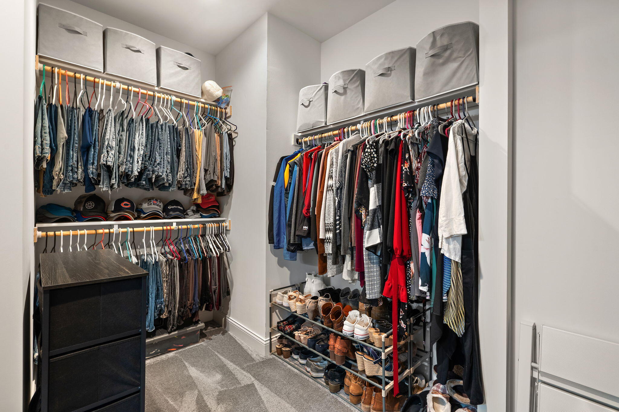 512 West Joliet Street Crown Point, IN 46307 - Photo 23 of 47 a view of walk in closet with clothes and shoes
