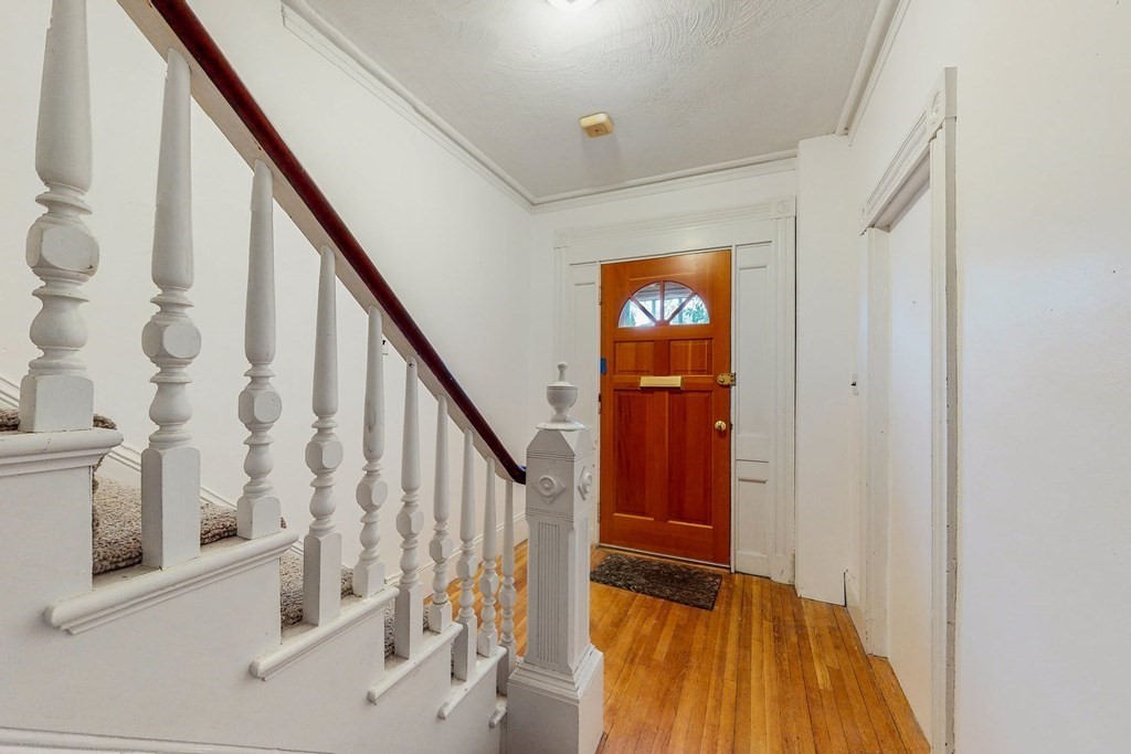 26 Clark Street Somerville, MA 02143 - Photo 3 of 32 wooden floor and an entryway