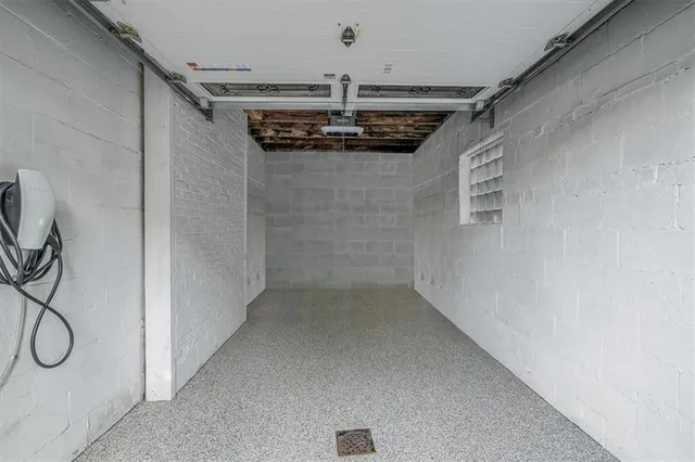 a view of a water heater room