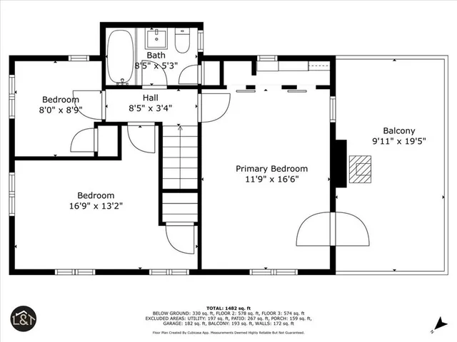 a picture of a floor plan