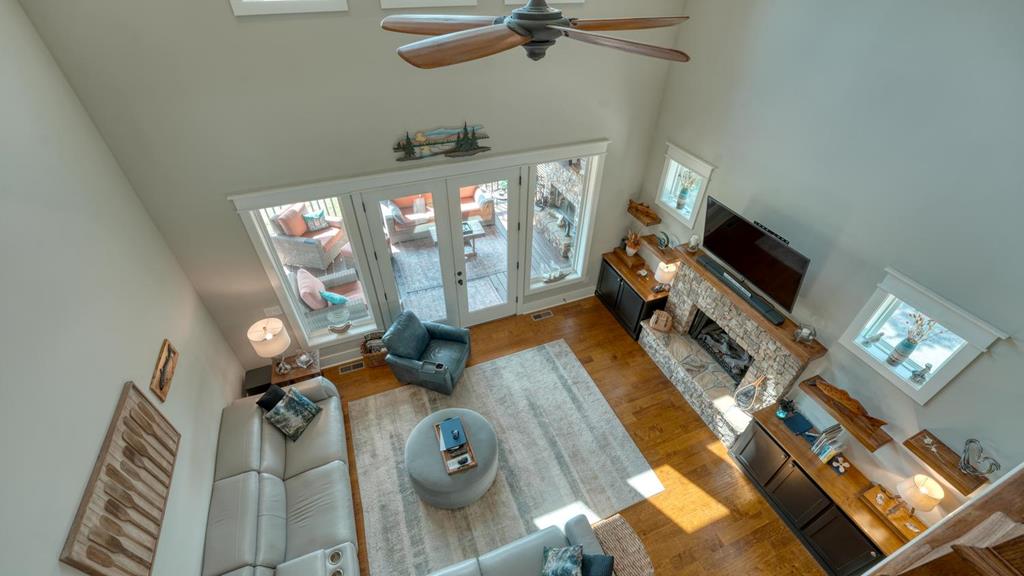 31 Elf School Road Hayesville, NC 28904 - Photo 43 of 59 a living room with furniture and a flat screen tv